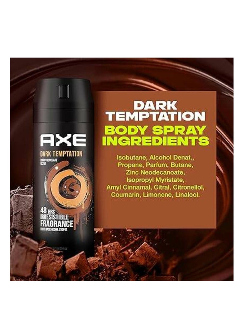 Axe Dark Temptation Body Spray for Men 150 Ml - Image 4
